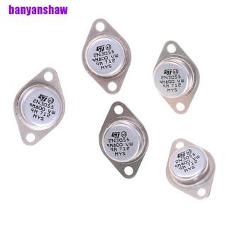banyanshaw 5 piezas 2n3055 npn af amplificador de audio transistor 15a 100v wwxa