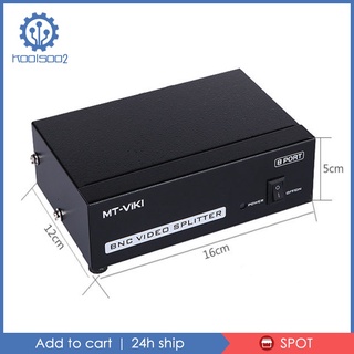 [koo2-9] 1 entrada 8 salidas BNC Video divisor caja distribuidor para monitoreo de vídeo (4)