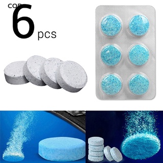 [cod] 6 pzs tabletas efervescentes limpiadoras efervescentes/limpiador de ventanas para parabrisas/lavado de vidrio (1)