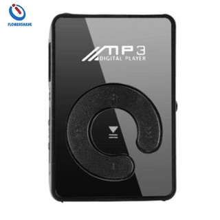 Mini espejo Clip reproductor MP3 portátil deporte USB Digital reproductor de música SD TF tarjeta