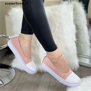 SUPERLOVE Women Ballet Flats Casual Shoes Slip-on Ladies Moccasins Soft Shoes Female Summer Loafers Shoes Woman Footwear .