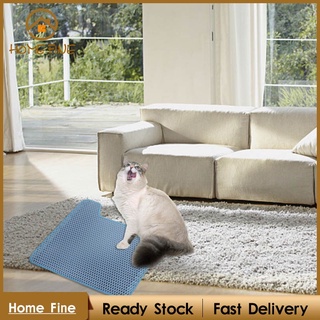 (Home Fine) almohadillas De doble capa De Gato alfombra plegable EVA Fácil De limpiar trapo Para Cama De mascotas Casa De alimentación limpia gatito