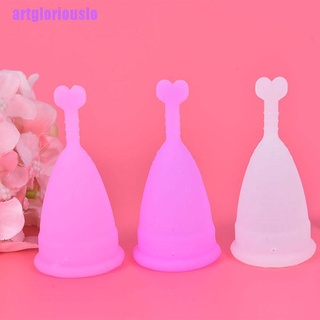 [artgloriouslo] copa Menstrual para mujeres producto de higiene femenina silicona Vagina uso Anner taza