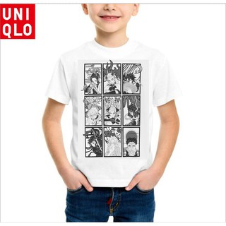 uniqlo ut manga print camiseta para niños y niñas (slayer series) camiseta para niños