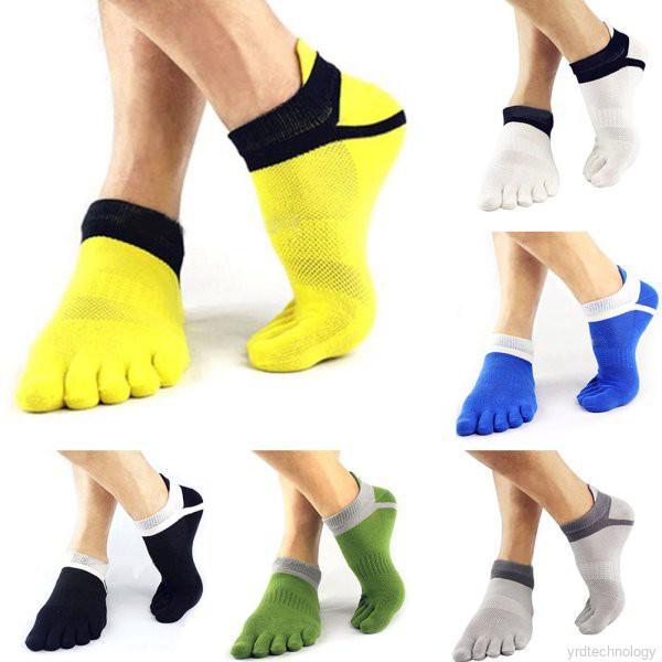 calcetines de algodón de cinco dedos/calcetines puros para correr/entrenador deportivo