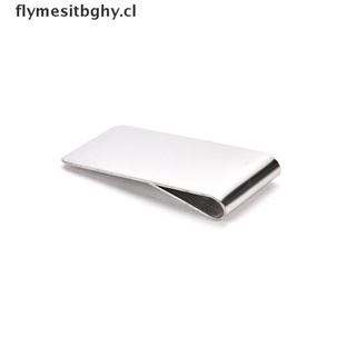 'flymesitbghy - cartera de acero inoxidable con clip para hombre, bolsillo para mujer, efectivo, facturas [cl] (5)
