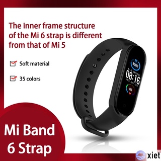 TPU Solid Color Replacement Wristband for Xiaomi Mi Band 6 Strap ZhuXcl
