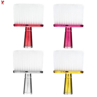 [Hot Sale]Barber Neck Duster Cleaning Face Hair Brush for Hair Cutting Sweeping Brushes Cleaner Barber Accessories Tool Red