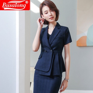 Summer short sleeve OL business suit fashion Korean formal wear slim-fitting work clothes temperament women's business s