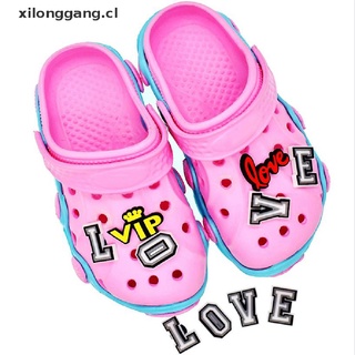 LONGANG 11-37PCS 26 Letters Shoes Charms PVC Number Shoe Buckles Kids Christmas Gift .