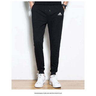 🙌 adidas [disponible en inventario] pantalones de chándal casuales de la marca de moda pequeña slash adidas pantalones elásticos dJHT (1)