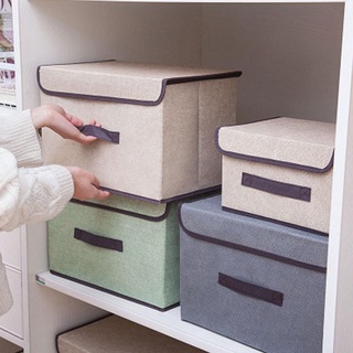 Simple y de gran capacidad estudiante alojamiento Color ropa almacenamiento Snack caja de papel hogar G1I9