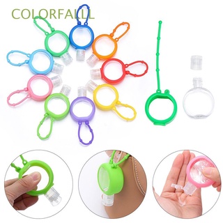 COLORFALLL Shampoo Empty Bottle Refillable Lotion Samples Bath Supplies Portable Silicone Round Shower Gel Washing Hand