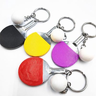 Mini Bola De tenis con colgante De Ping Pong en 7 colores/llavero Para Ping Pong/zapatos De Mesa (7)