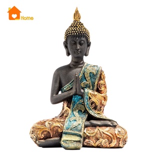 [Love_Home] Adorno de buda tailandés sentado buda buda escultura mesa decoración