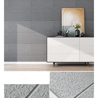 3d imitación diatom barro pegatinas de pared diy decoración del hogar autoadhesivo impermeable papel pintado para habitación de los niños dormitorio 3d pegatina de pared (1)