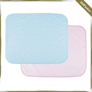 almohadillas lavables para cama para incontinencia, 27,6 x 39,4 pulgadas, reutilizables, impermeables, protectores de sábanas para niños, adultos, personas mayores, mascotas (4)