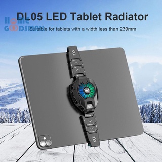 (superiorcycling) dl05 led pantalla de temperatura tablet enfriador almohadilla silencio semiconductor radiador