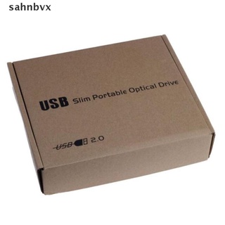 [sahnbvx] USB External CD-RW Burner DVD/CD Reader Player for Windows Mac OS Laptop Computer [sahnbvx]