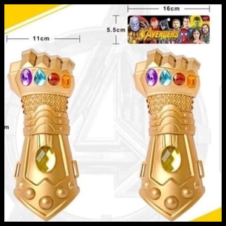 Guantes de mano Thanos para niños Infinity War Ironman guantelete
