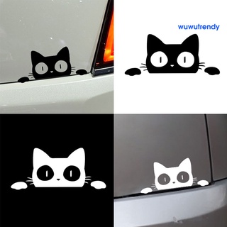 calcomanías decorativas reflectantes de estilo de coche para gatos/animales/calcomanías decorativas para ventana