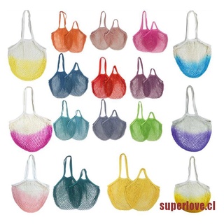 SUPLOVE Portable Shopping Fruit Bag Washable Cotton Mesh Organizer Handbag Reusable (1)