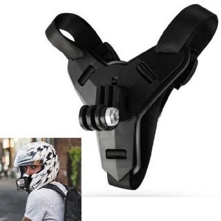 Para GoPro casco de motocicleta frontal barbilla fija soporte de montaje para Go Pro Yi 4K Dji Osmo Sjcam Eken cámara de acción (8)