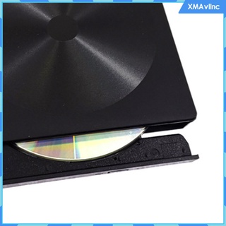 usb 3.0 reproductor de dvd externo slim cd dvd copiadora, grabador, escritor negro