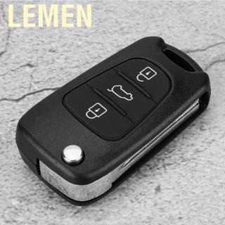 Lemen Aramox Key Fob funda Flip 3 botones coche cubierta protectora remota carcasa compatible con HYUNDAI i20 i30