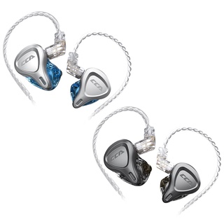 cca csn hifi in ear auriculares con cable bass deporte auriculares monitor auriculares reducción de ruido auriculares para kz zsn pro sin micrófono azul