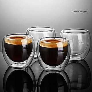 BAR-4 tazas de café con aislamiento de doble pared, 80 ml, café, café, café, café (6)
