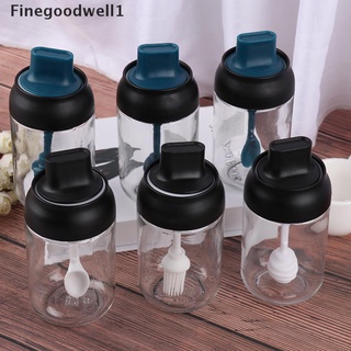 Finegoodwell1 botella/botella con 3 macetas De vidrio Para condimentos/botella De miel