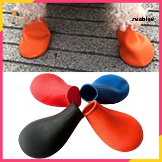 [se]4 Pzs botas antideslizantes para mascotas/zapatos antideslizantes para mascotas/zapatos de lluvia antideslizantes para perros/impermeables/para exteriores