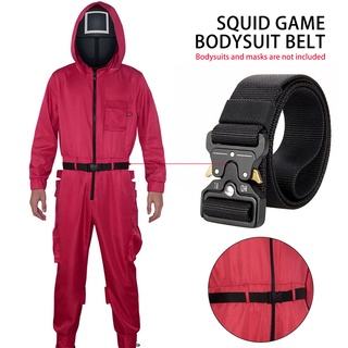 Unisex adulto ropa deportiva Drama calamar juego Cosplay disfraz de Halloween rojo sudaderas