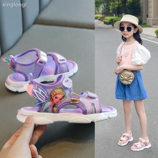 Sandalias de suela suave antideslizantes para niños/zapatos de Princesa 2021