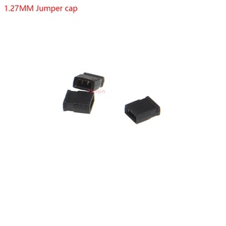 100PCS Negro Tapa De Puente 1.27 Mm PITCH Estándar PCB Mini Jumper Cortocircuito Conector 1.27