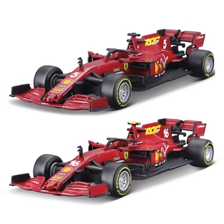 Bburago 1 : 43 2021 Ferrari SF1000 Equipo De Carreras # 16 5 Formula F1 Coche Estático Die Fundido Coleccionables Modelo Juguete (1)