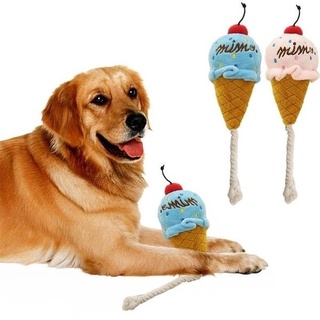 juguetes para mascotas/juguetes encantadores para masticar helados/juego de helados