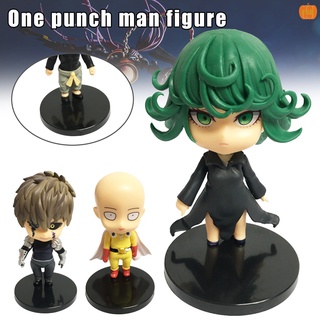 5Pcs One Punch-Man Anime PVC Figura Saitama Tatsumaki Genos De Acción Modelo De Juguete Regalo Para Niño Adulto