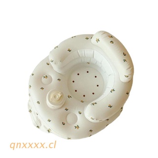 qnxxxx Multifuncional Bebé PVC Inflable Asiento Baño Sofá Aprendizaje Comer Cena Silla Taburete De