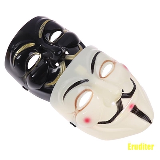 Eruditer V For Vendetta Anonymous mascarilla Guy Fawkes Halloween mascaras (9)