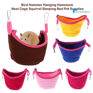Hotdoudou bird bird Hamster nido jaula para Dormir Cama colgante de Cama suministros para mascotas