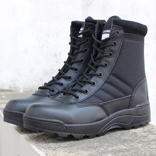 Hombres desierto táctico militar botas para hombre zapatos de trabajo SWAT ejército bota