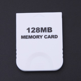 práctica tarjeta de memoria para nintendo wii gamecube gc ngc juego blanco nuevo
