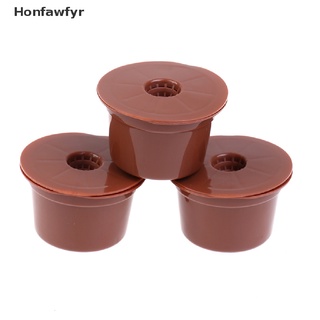 honfawfyr 3 cápsulas de café reutilizables para cápsulas de café recargables caffitaly *venta caliente