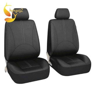 Car Seat Covers Full Set - Premium Faux Leather Automotive Front Seat Protectors for Car Truck SUV (1)
