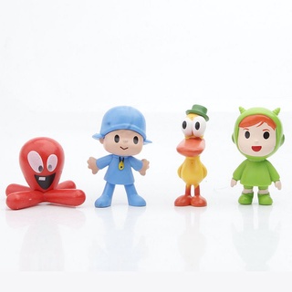 figura topper pastel 7 unids/set pocoyo zinkia regalo de acción juguete niño miniaturas de dibujos animados