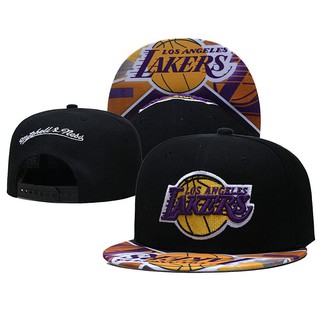 Nuevo Caliente Unisex Ajustable Los Angeles Lakers Gorras Baseketball Sombreros Púrpura
