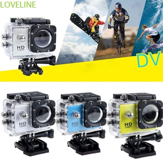 Loveline Mini cámara De acción deportiva con pantalla a color impermeable y Resistente 4k Full HD