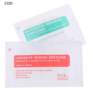 [COD] 10Pcs Breathable Self-adhesive Wound Dressing Band Large Aid Bandage Hemostasis HOT